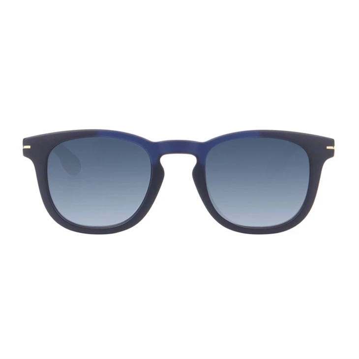 Unisex-kombinasjons-Wayfarer-solbriller i tre av plast 490612
